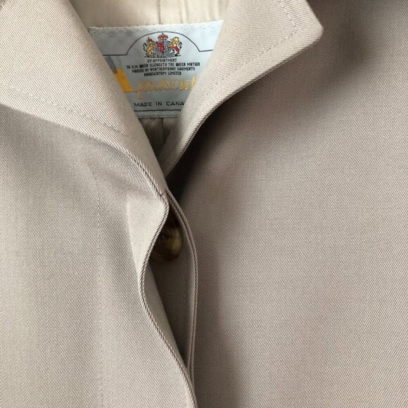 Vintage Wool Overcoat by Aquascutum - Picture 9 of 12